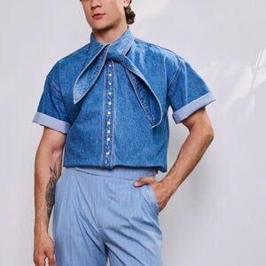 KKoncept His Nod Denim Shirt NWT 38